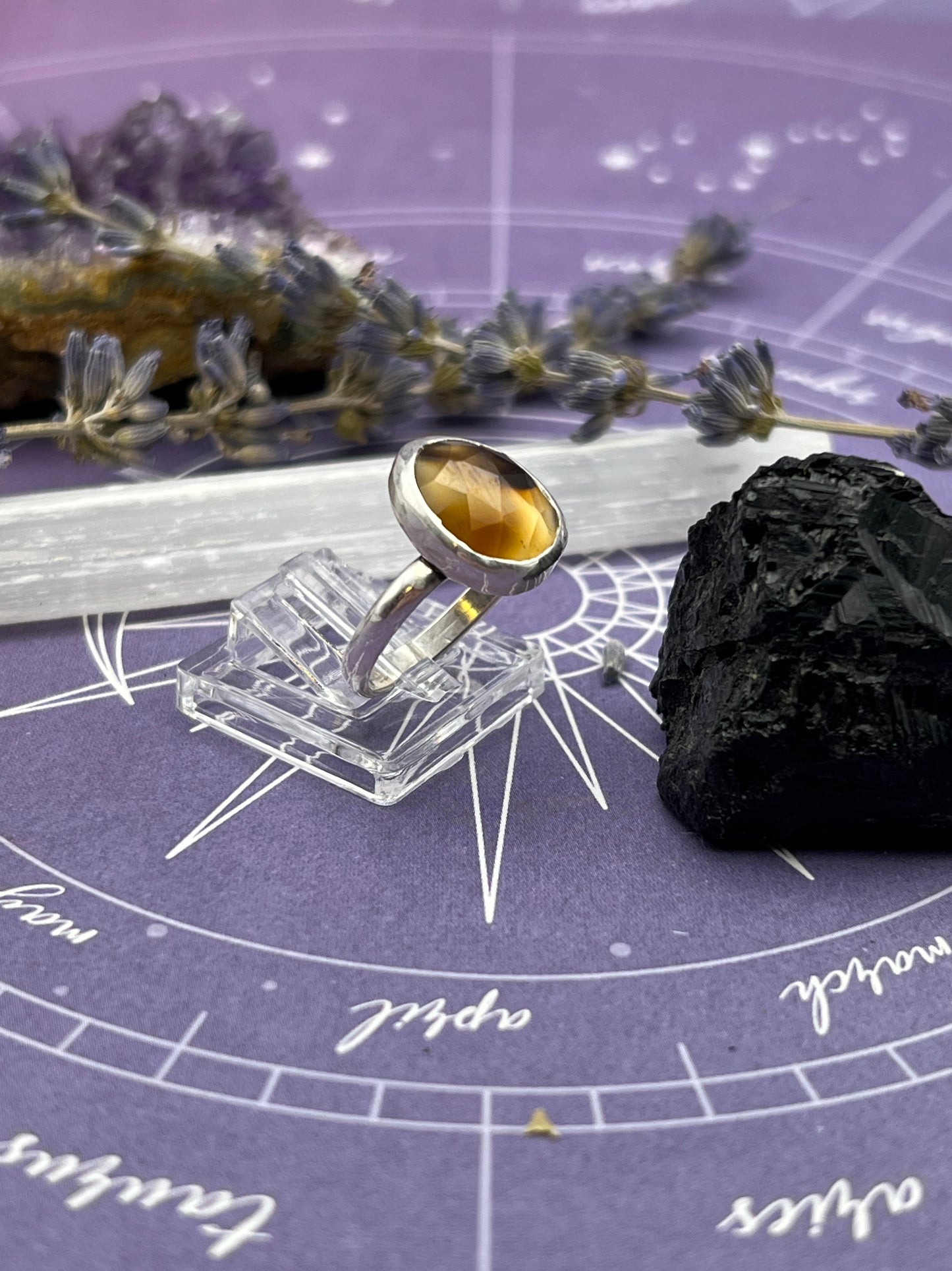 Montana Agate Ring Size 6.5