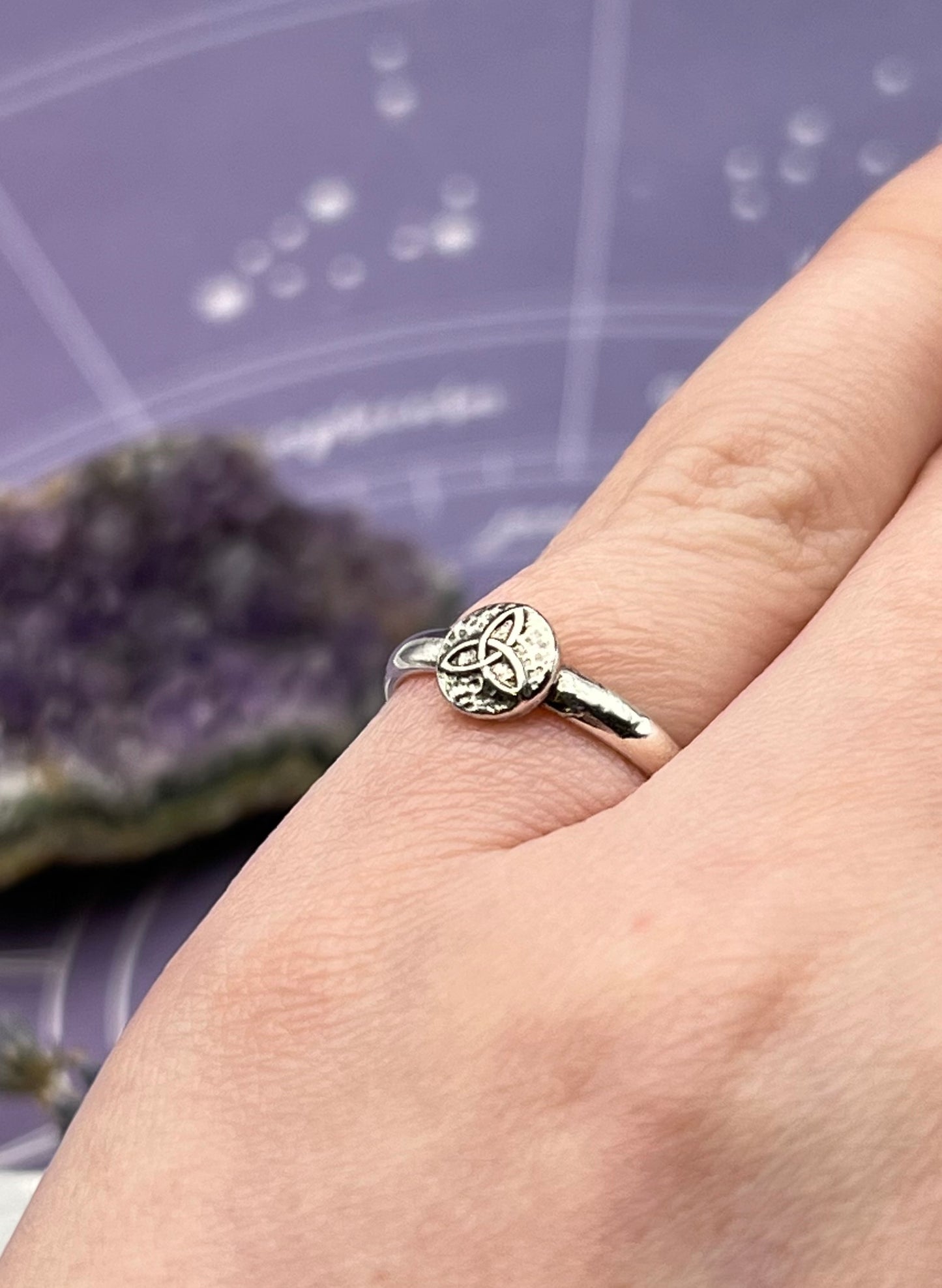 The Triquetra Talisman Ring