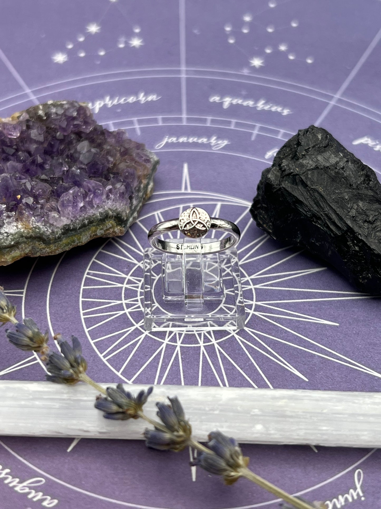 The Triquetra Talisman Ring