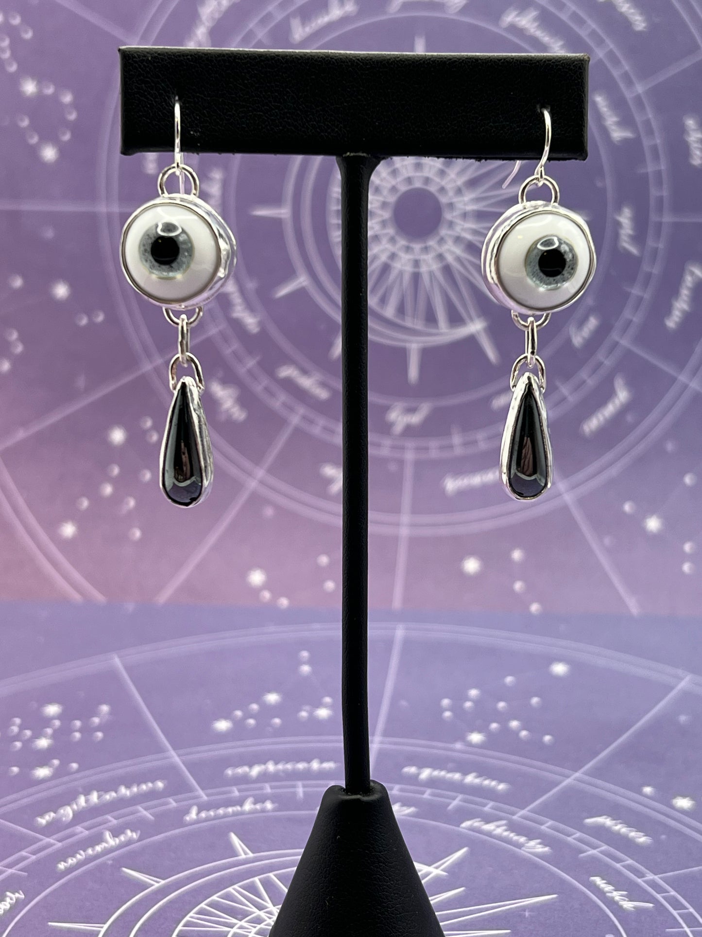 The Silver Eyes Earrings