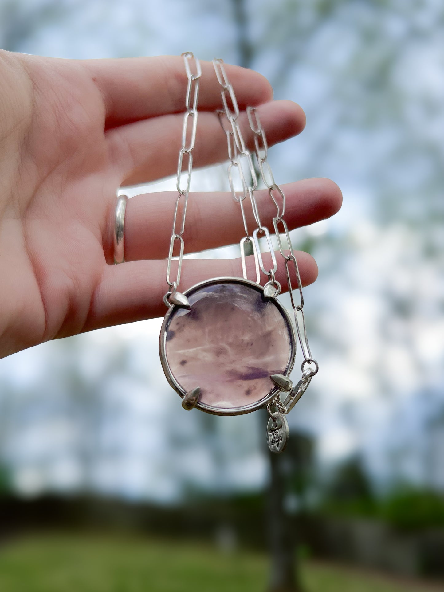 The Purple Agate Necklace