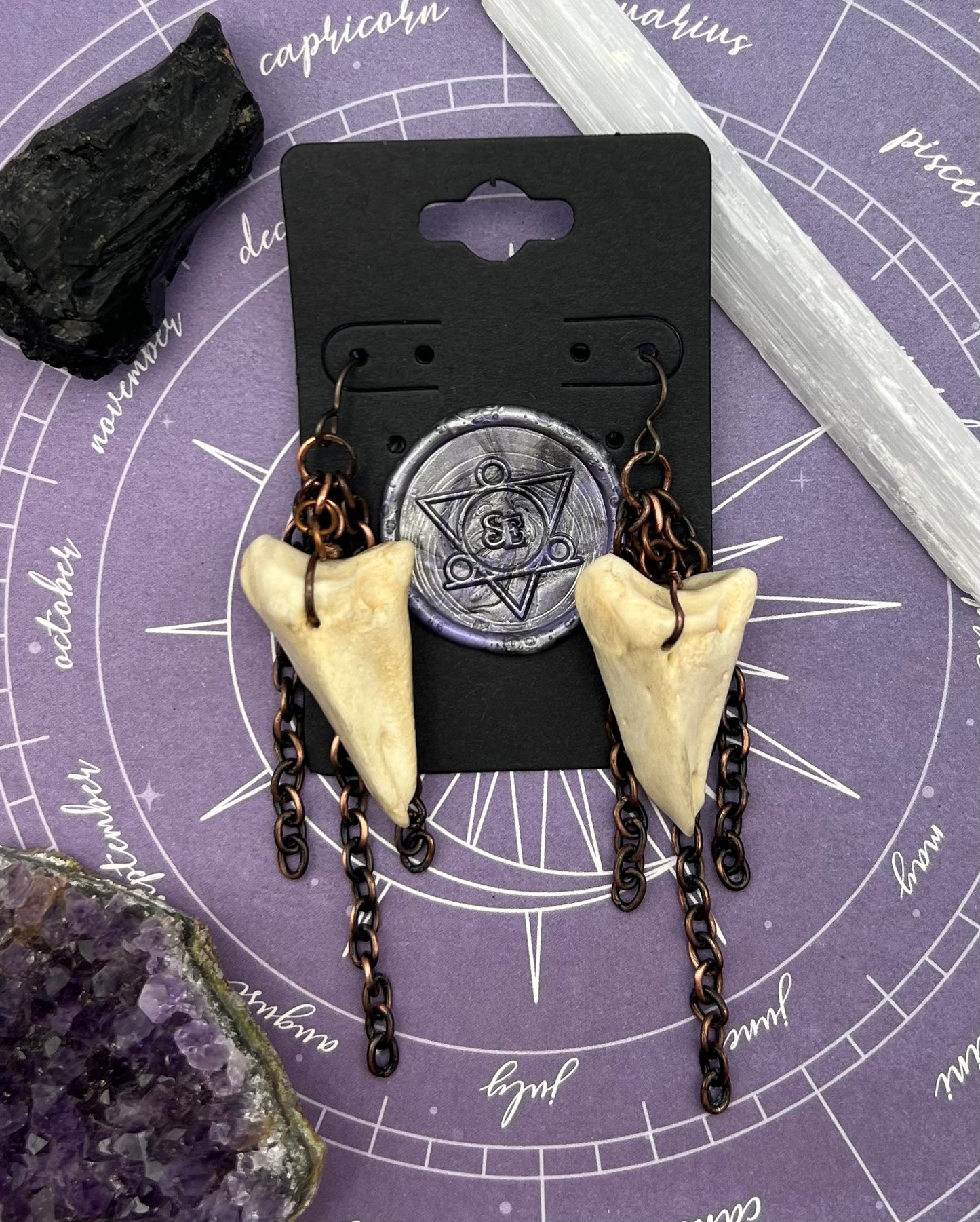 The Coffin Bone Earrings