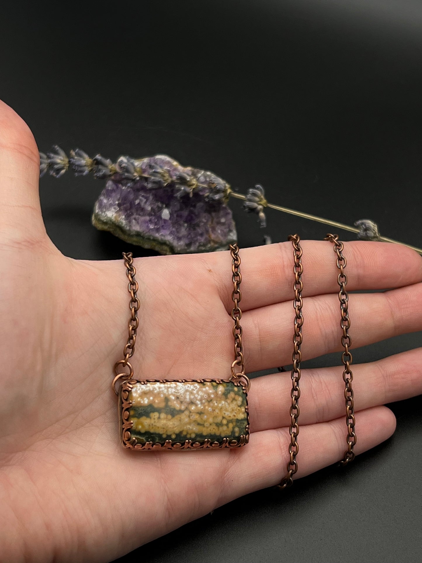 The Copper Ocean Jasper Necklace