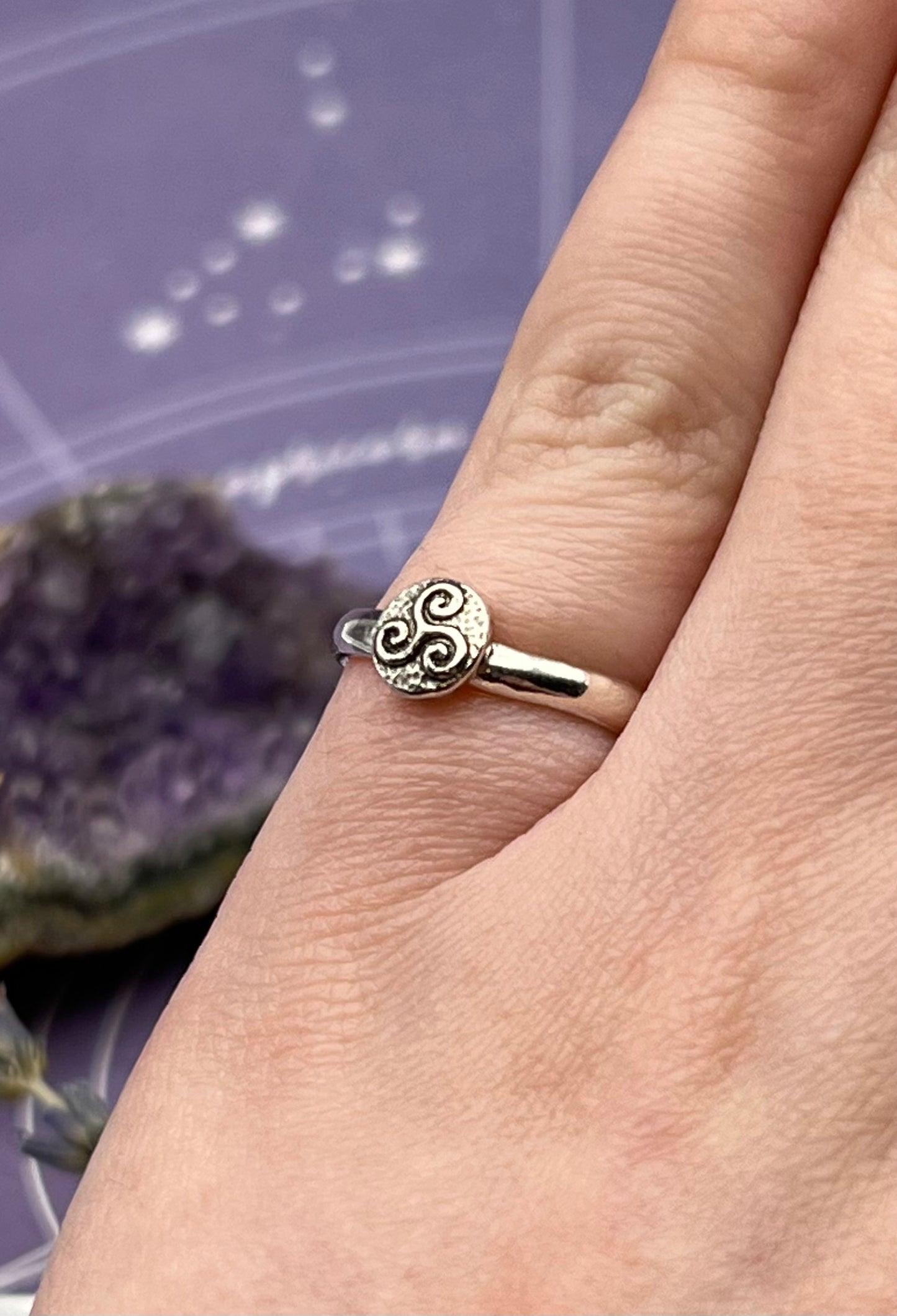 The Triskelion Talisman Ring