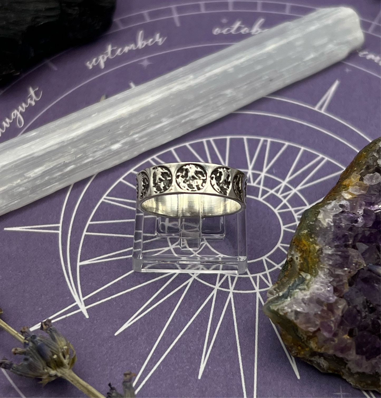 The Phases of the Moon Ring