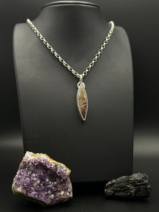 The Sterling Montana Agate Necklace