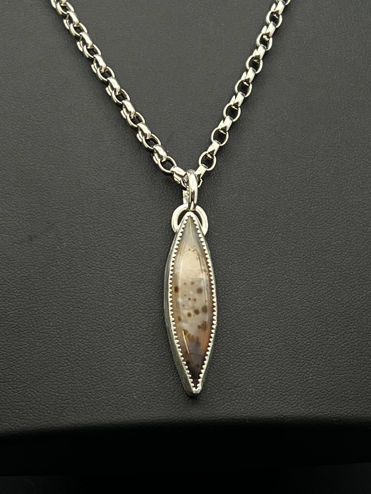 The Sterling Montana Agate Necklace