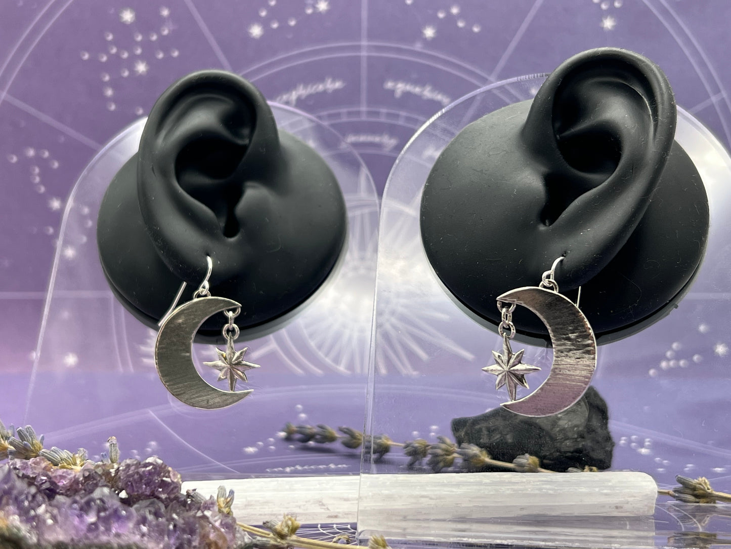 The Silver Selene Earrings