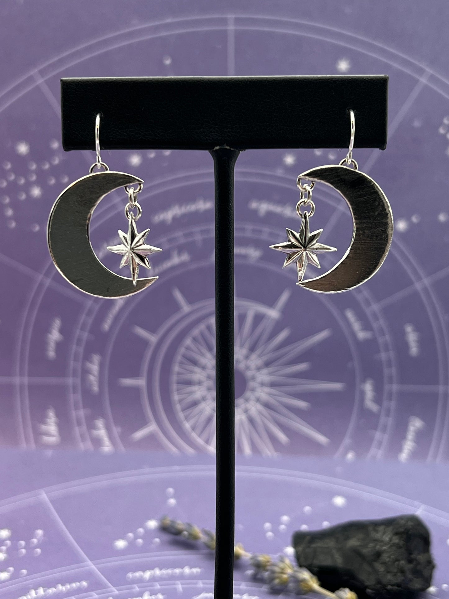 The Silver Selene Earrings