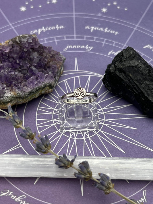 The Triskelion Talisman Ring
