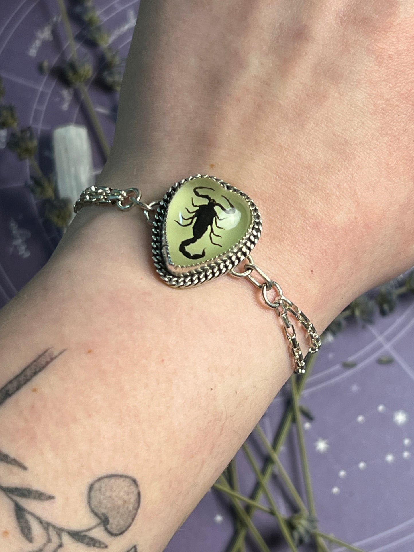 A Scorpio's Guarded Heart Bracelet