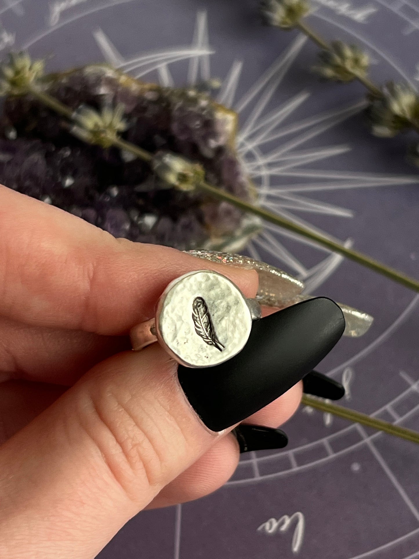 The Feather Amulet Ring