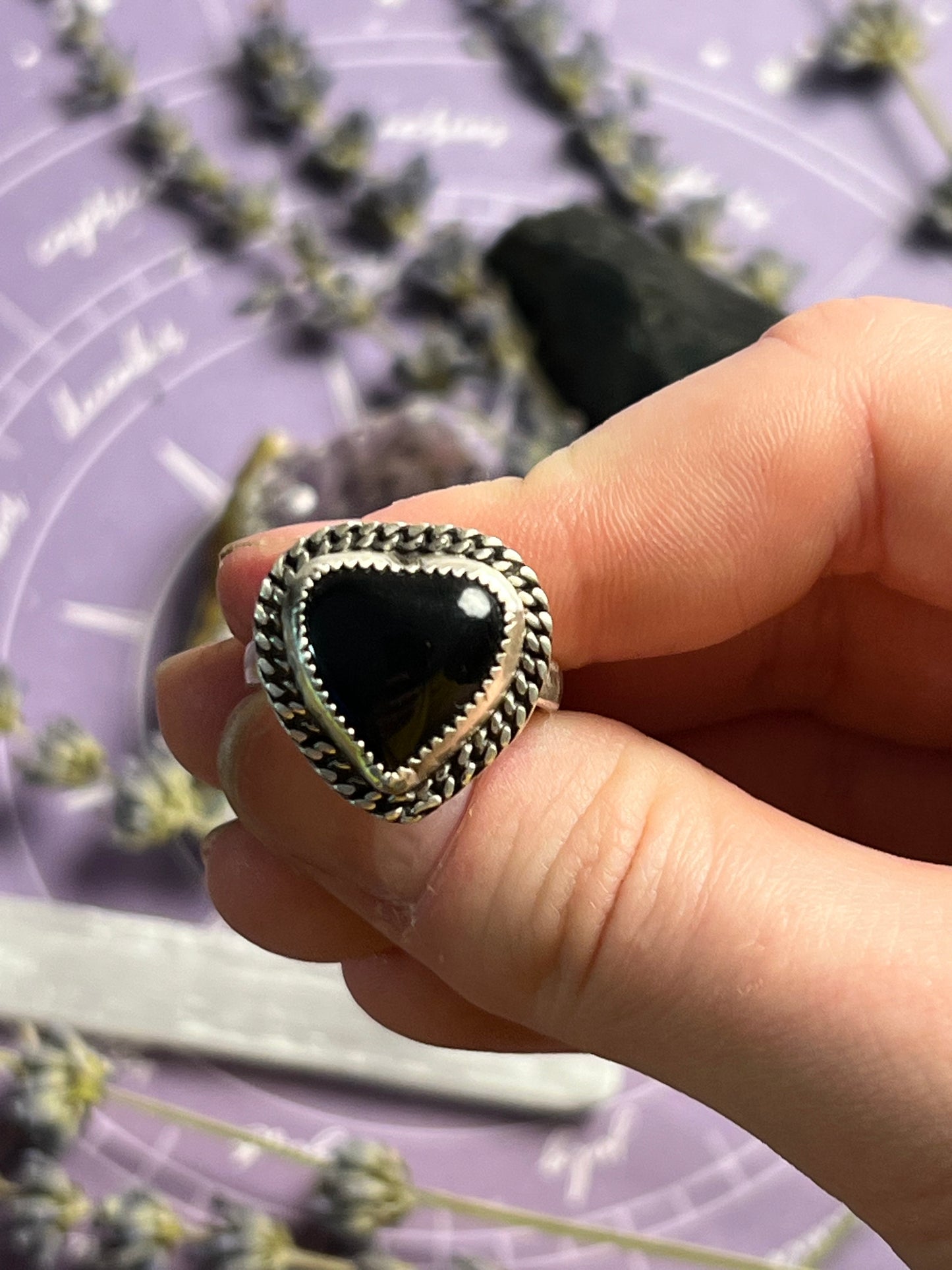 Chained Up Heart Ring