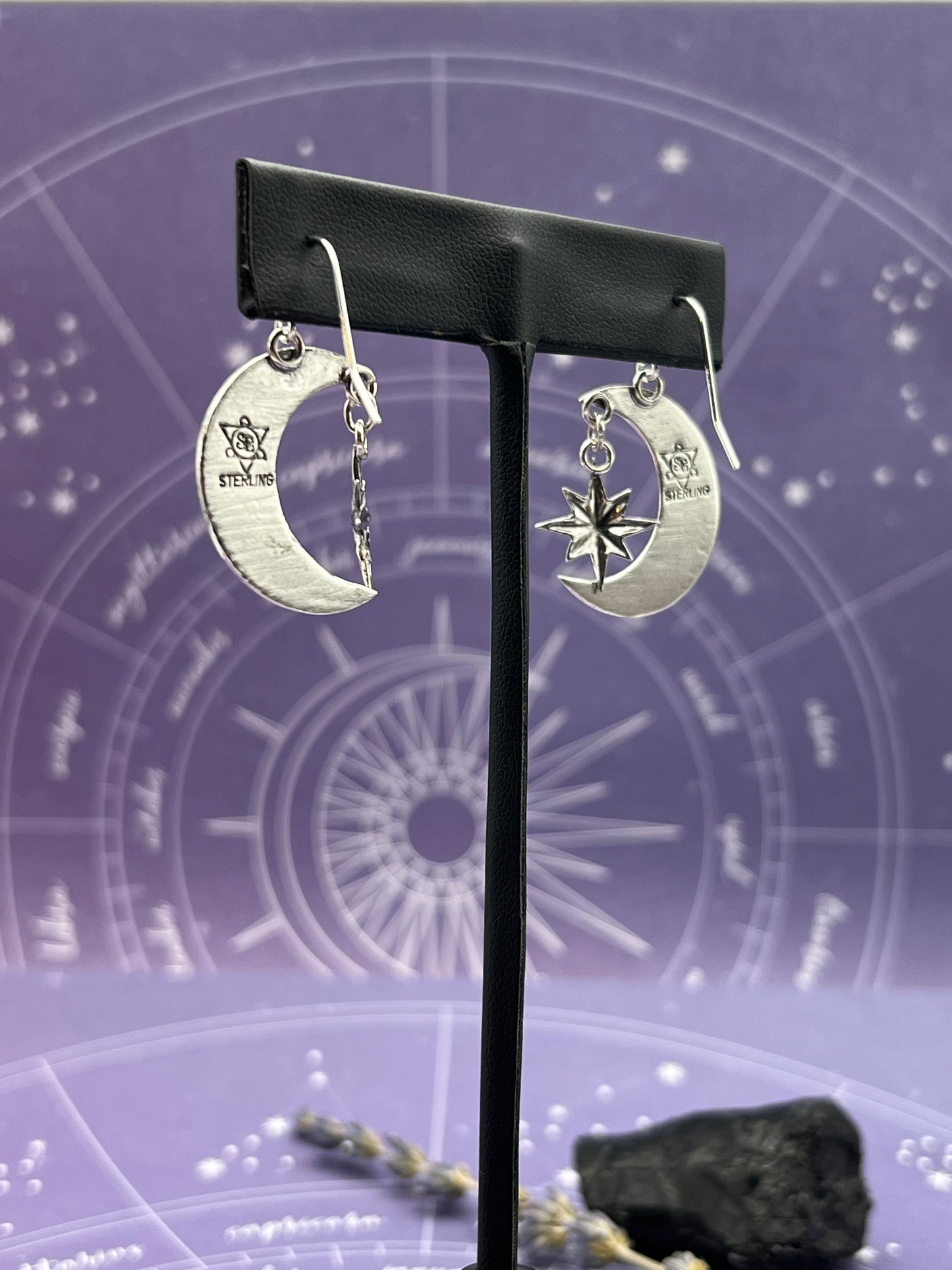 The Silver Selene Earrings