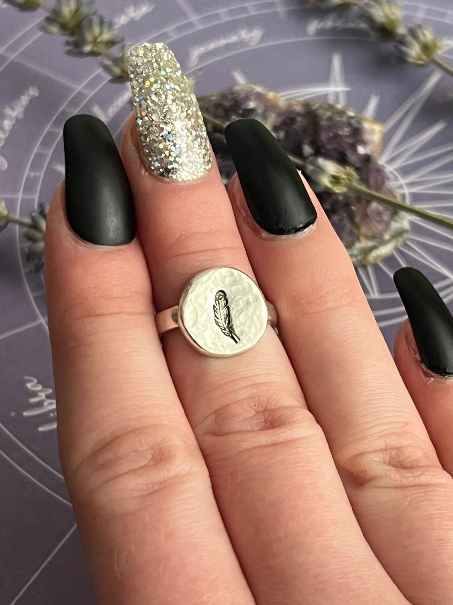 The Feather Amulet Ring