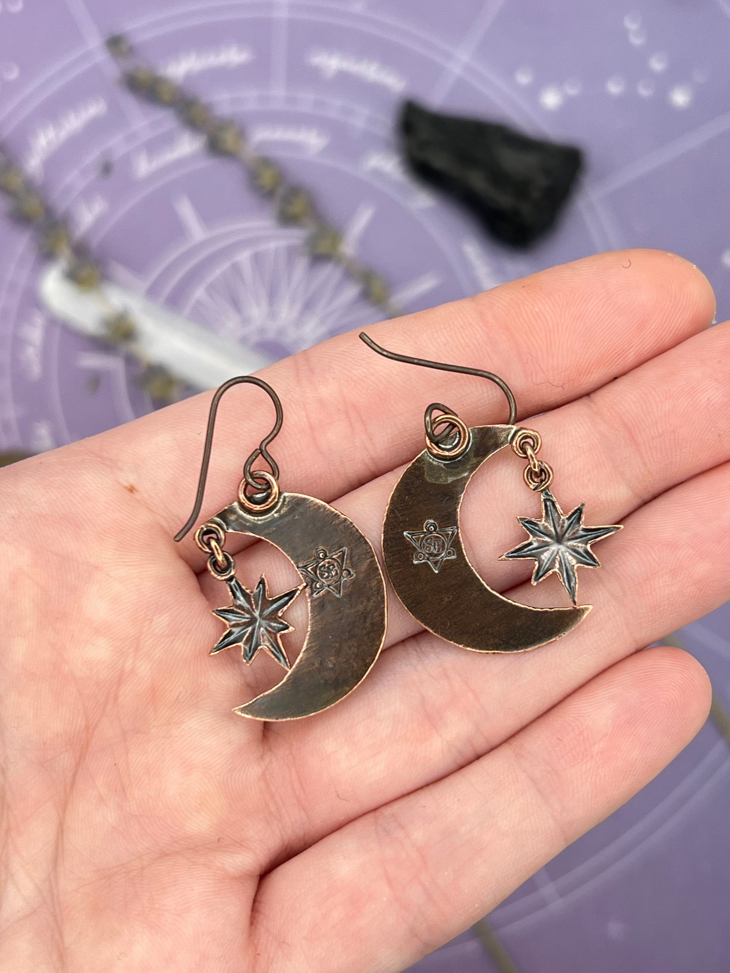 The Copper Selene Earrings